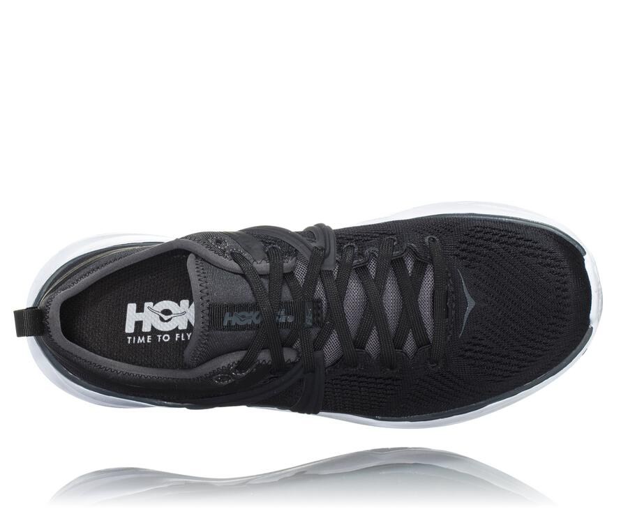 Tenis Hoka One One Feminino Pretas/Branco - Tivra - 528-LRZKHN